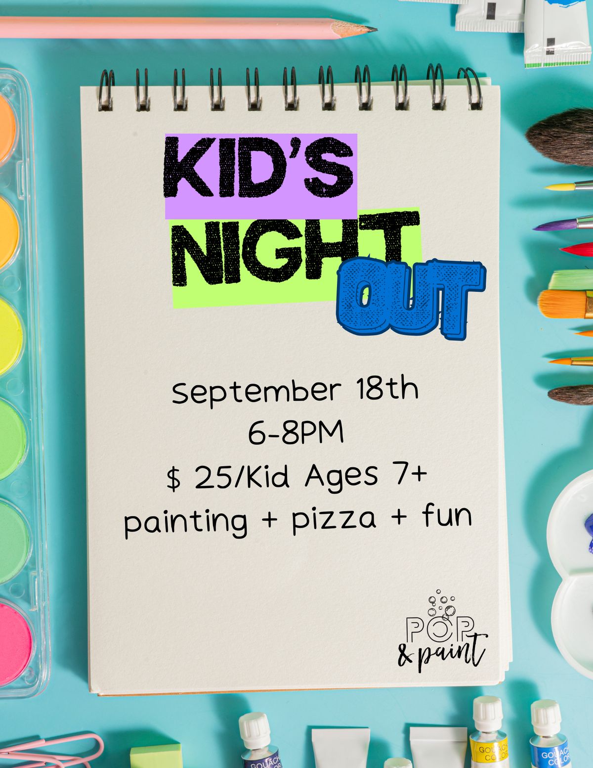 9-18-26 6PM KIDS NIGHT OUT