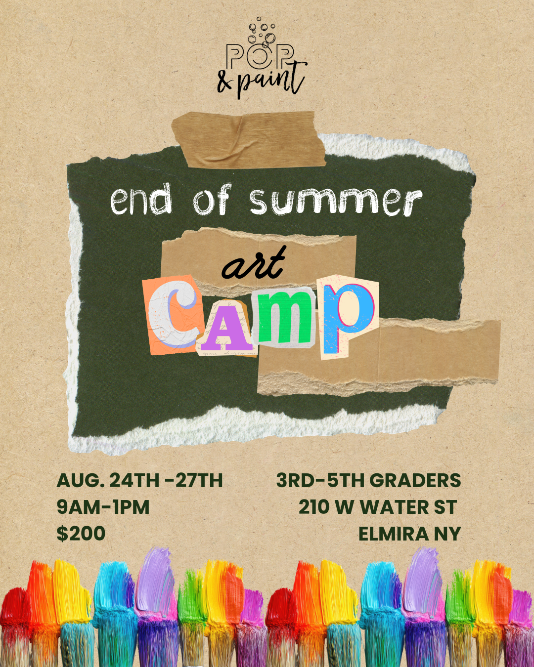 8-24 THRU 8-27 KIDS CAMP